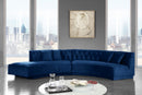 Kenzi Velvet 2 Piece Sectional