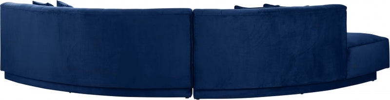 Kenzi Velvet 2 Piece Sectional