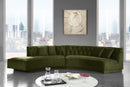 Kenzi Velvet 2 Piece Sectional