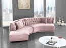 Kenzi Velvet 2 Piece Sectional