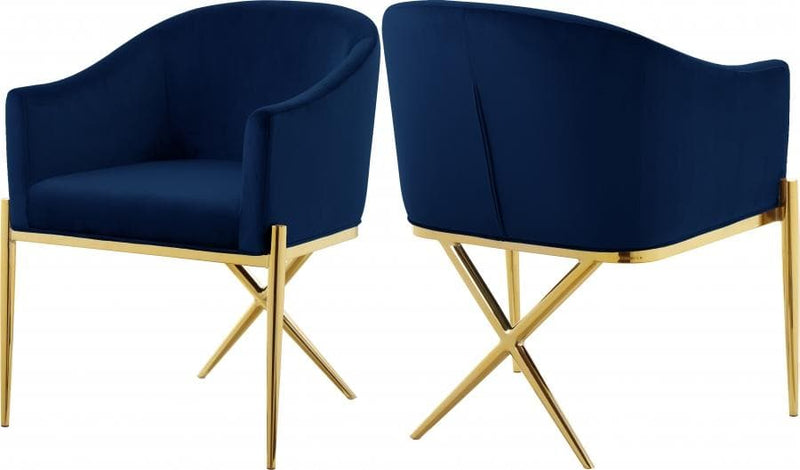 Xavier Velvet Dining Chair