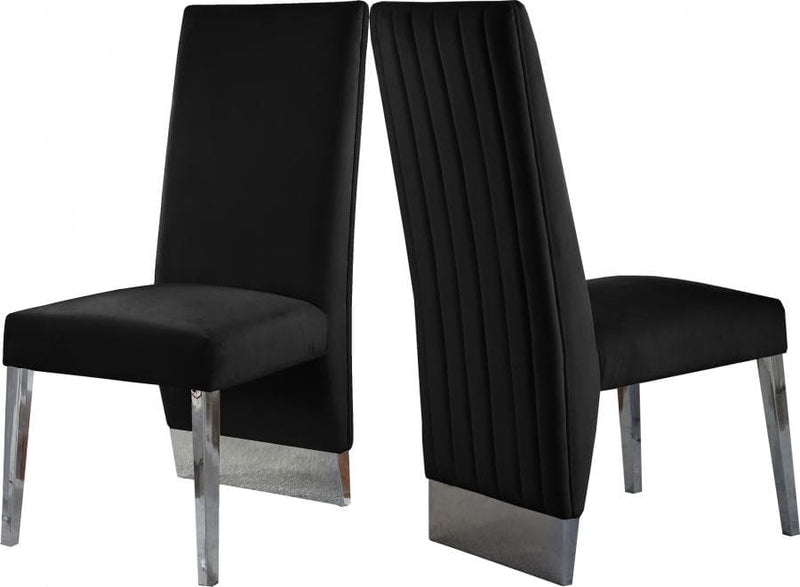 Porsha Velvet Dining Chair set of 2