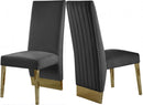 Porsha Velvet Dining Chair set of 2