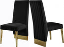 Porsha Velvet Dining Chair set of 2