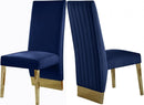 Porsha Velvet Dining Chair set of 2