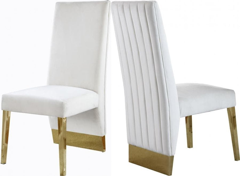 Porsha Velvet Dining Chair set of 2