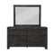 Meadow Six Drawer Solid Wood Dresser in Graphite