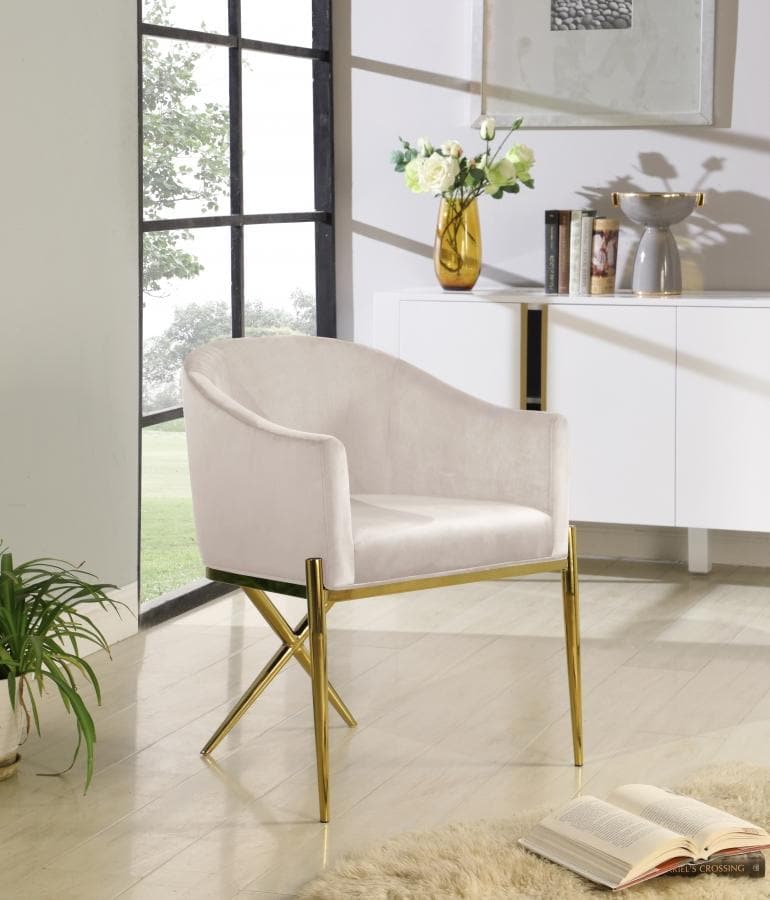 Xavier Velvet Dining Chair