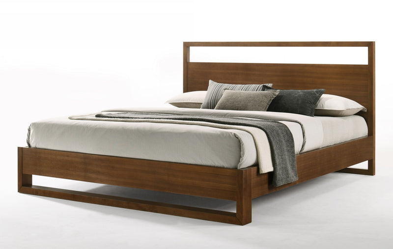 Nova Domus Berlin - Modern Walnut Bed