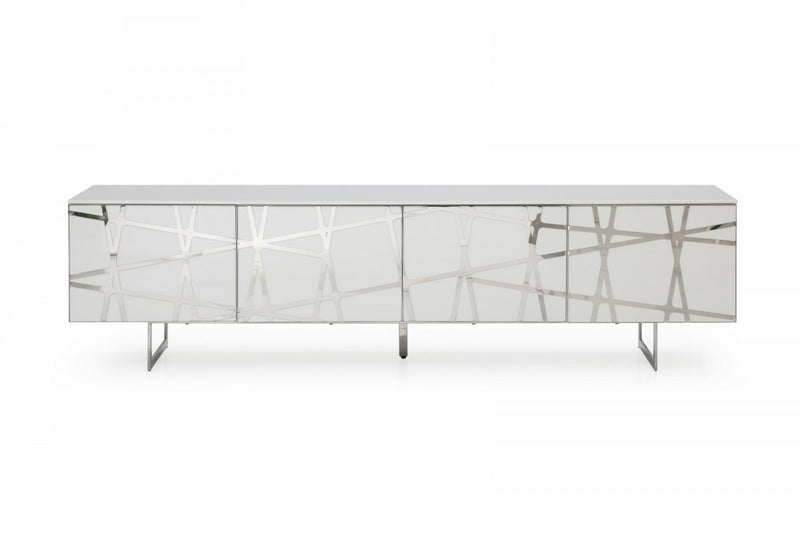 Modrest Kilson - Modern White TV Stand