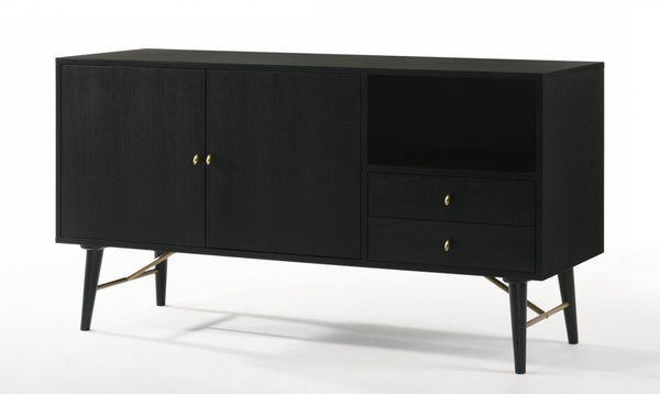 Modrest Addax - Modern Black Ash Buffet