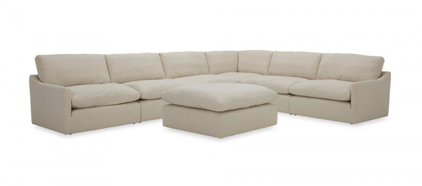 Divani Casa Fedora Modular Sectional w/ Ottoman