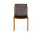 Modrest Dalton - Modern Brown Leatherette Dining Chair ( Set of 2 )