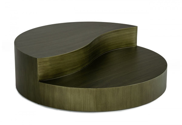 Modrest Avocet - Modern Grey Coffee Table  by Hollywood Glam