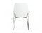 Modrest Ganon - Modern White & Brushed Stainless Steel Dining Chair