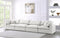 Serene 4 Piece Linen Fabric Modular Sofa