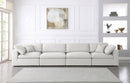 Serene 4 Piece Linen Fabric Modular Sofa