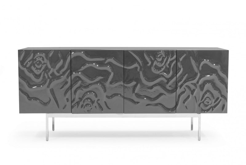 Modrest Gwen - Modern High Gloss Buffet