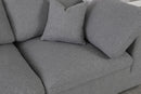 Serene 4 Piece Linen Fabric Modular Sofa