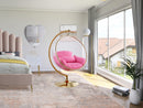 Luna Acrylic Swing Bubble Accent Chair