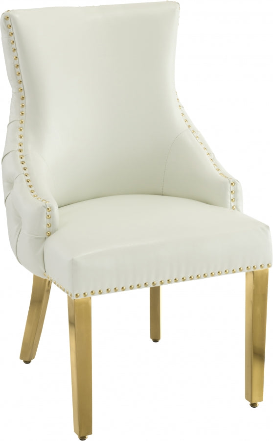 Tuft Faux Leather Dining Chair