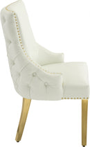 Tuft Faux Leather Dining Chair