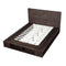 McKinney Solid Wood Low Platform Storage Bed in Espresso Pine