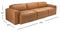 Elessia 3 Seater Leather Sofa