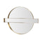 Carri Gold Round Wall Mirror