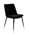 Evora Velvet Chair - Silver Legs - Set Of 2