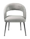 Rocco Slub Grey Dining Chair