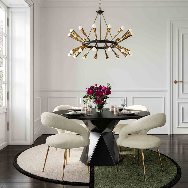 Iris Glass Dining Table