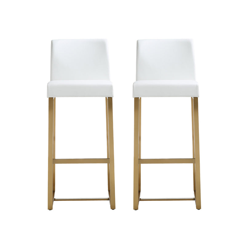 Denmark Gold Steel Barstool-Set of 2