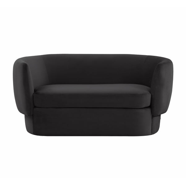 Isabella Velvet Loveseat  by Hollywood Glam