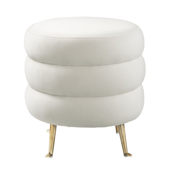 Ladder Velvet Ottoman