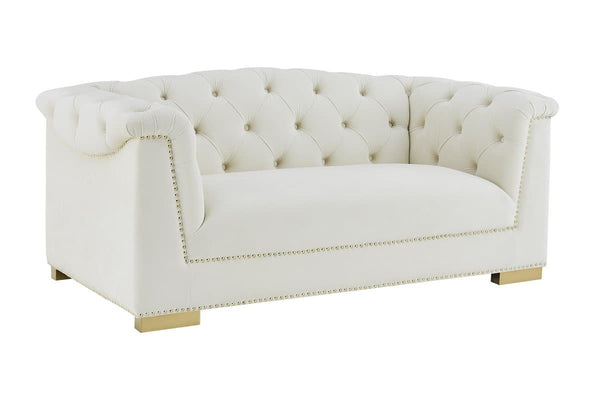 Farah Velvet Loveseat