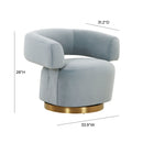 River Velvet Accent Chair