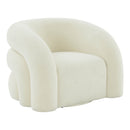 Slipper Velvet Swivel Chair