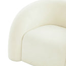 Slipper Velvet Swivel Chair