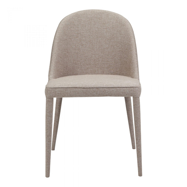 Burton Fabric Dining Chair Light Grey