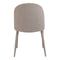 Burton Fabric Dining Chair Light Grey