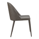 Burton Pu Dining Chair Dark Grey