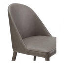 Burton Pu Dining Chair Dark Grey