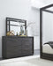 Oxford Mirror in Basalt Grey