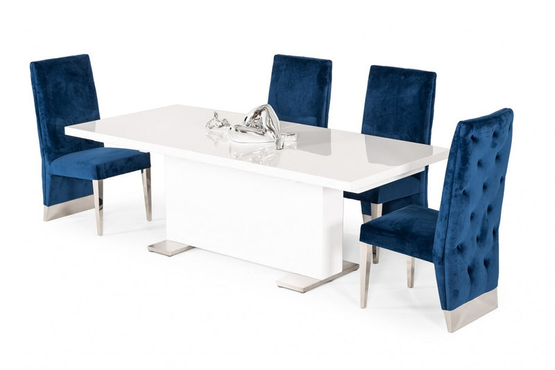 Modrest Bono "T" - Modern White Dining Table