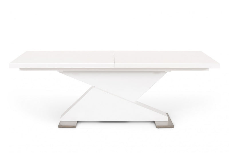 Modrest Bono "Z" - Modern White Dining Table