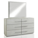 Destination Six Drawer Dresser in Cotton Grey