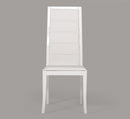 Donna - Contemporary White Leatherette Dining Chair (Set of 2)