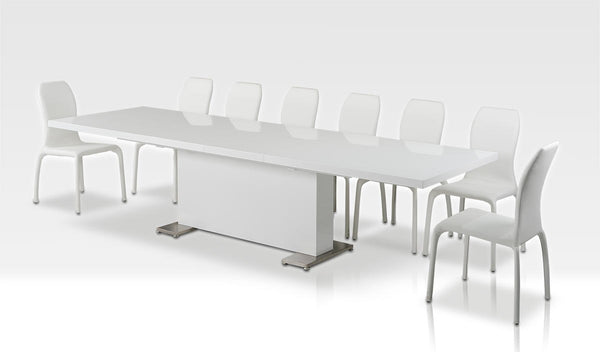 Modrest Bono "T" - Modern White Dining Table