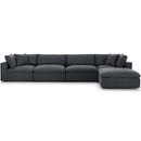 Cloud Down Filled 5 pcs Modular Sectional